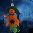 thumbnail image 1 of Decoraciones colgantes de Halloween, adorno de fantasma, calabaza, paja, calcetín de viento para decoración de fondo de fiesta de Bar al aire libre, 1 of 4