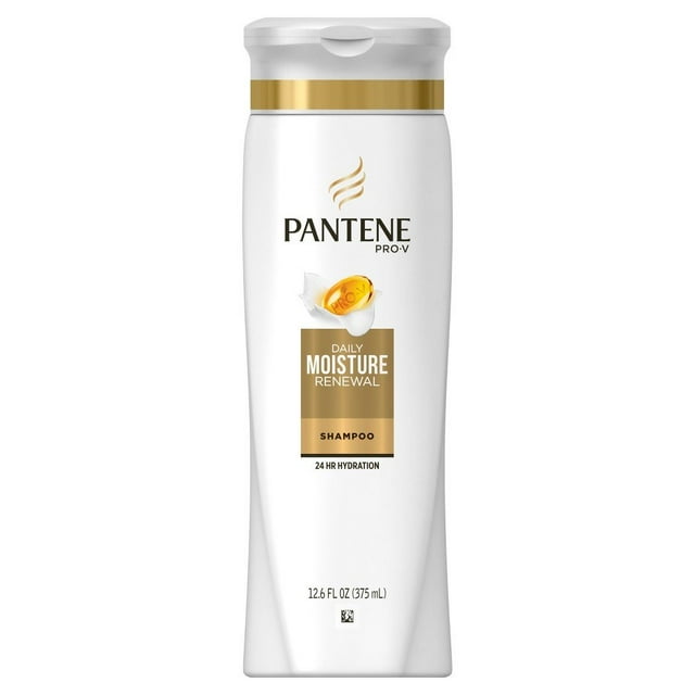 Pantene Champú Renovación Diaria de la Humedad 12.6 onzas (paquete de 3)