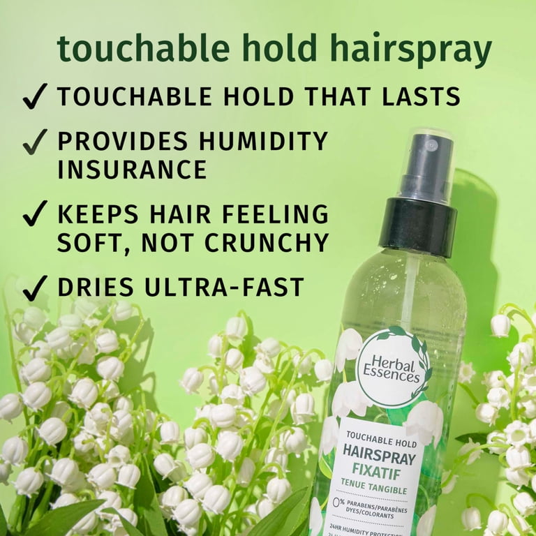 Herbal Essences Touchable Hold Hairspray, 8 fl oz, 24-Hour Hold