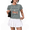 1-Grey, variant on UNISHE Women's Cottagecore Frog Mushroom Graphic Short Sleeve T-Shirt Crewneck Regular Fit Cute Summer Top Casual Cotton Tee