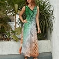 thumbnail image 4 of Distressed Irish Celtic Cross Sleeveless Dress evening dress elegant dresses for women, 4 of 6
