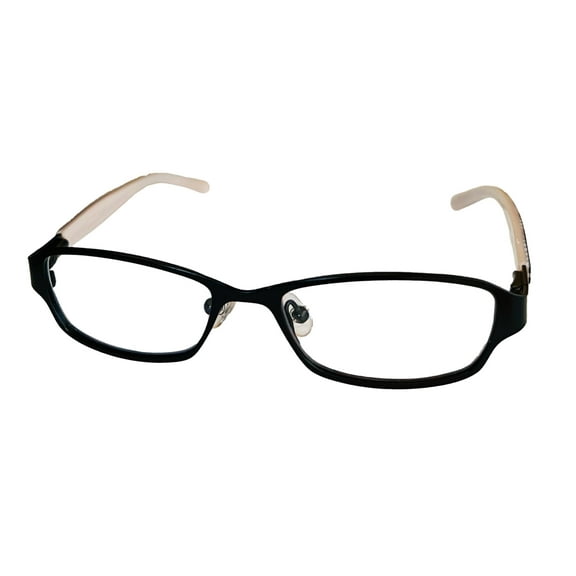 Converse Spunky Big Kids Ophthalmic Soft Plastic Rectangle Eyeglass Frames Black 47mm