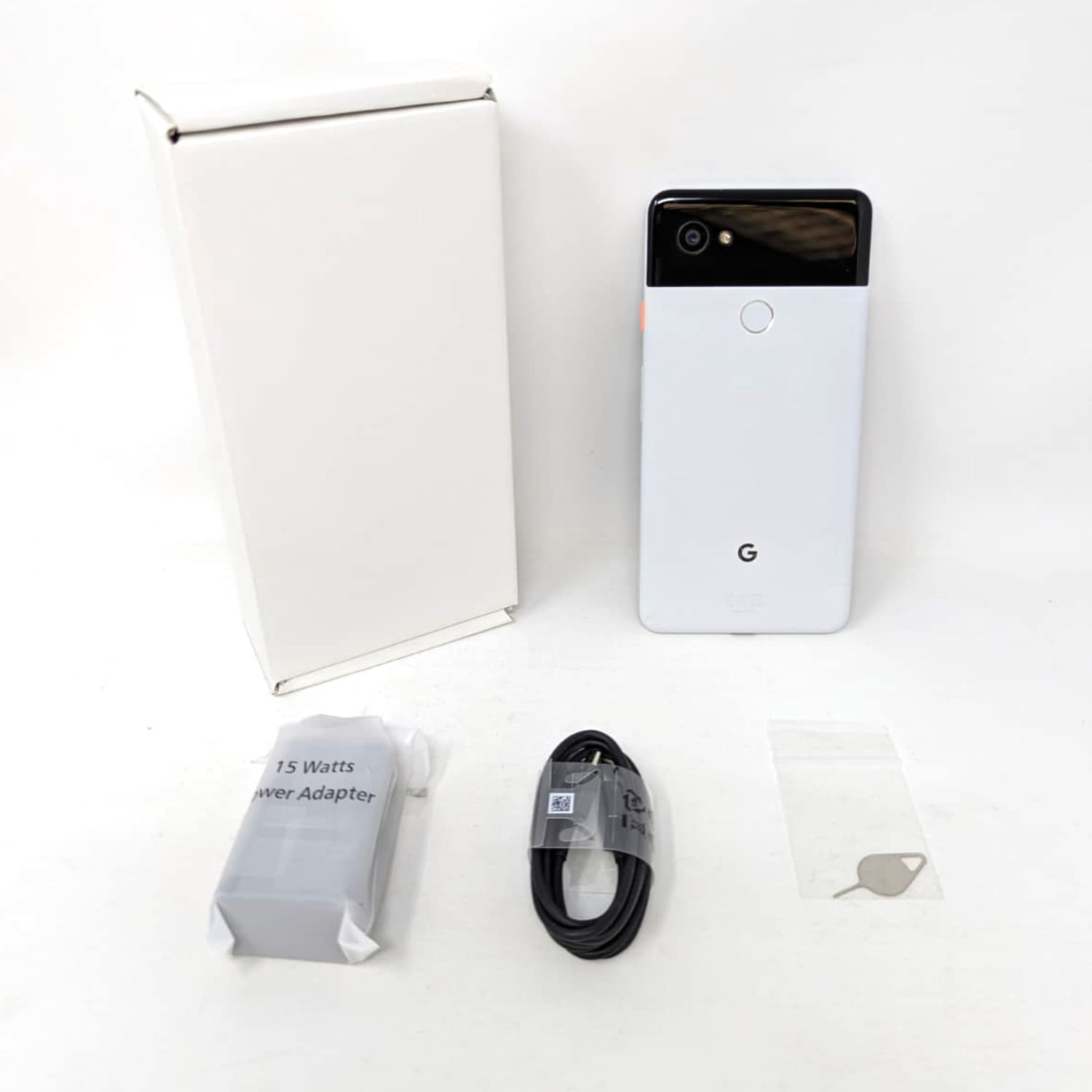 Google Pixel 2 XL 64GB G011C Factory Unlocked 6" 4GB RAM Smartphone - Black & White (Good)
