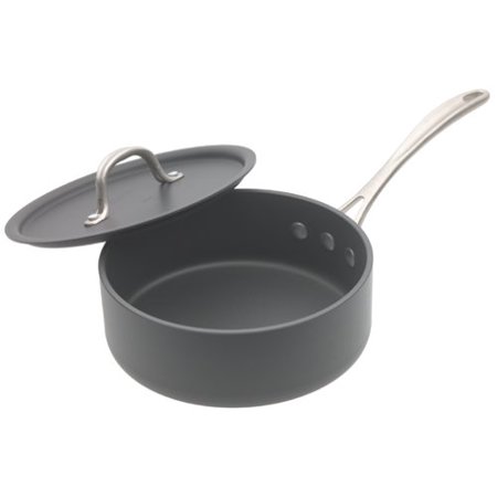 Calphalon Commercial Hard-Anodized 2-1/2-Quart Shallow Saucepan with ...