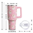 thumbnail image 2 of Vaso Aokoyi Christmas de 180 ml con mango y pajita de acero inoxidable, 2 of 7