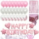 thumbnail image 4 of 1 juego de globos rosas para fiesta de cumpleaños, kit de decoración para fiesta de cumpleaños, suministros para fiesta, 4 of 7