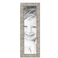 thumbnail image 2 of ArtToFrames 6" x 21" Vintage Code White Crackle Picture Frame, 6x21 inch Silver Wood Poster Frame (WOM-5250),  Pack, 2 of 7
