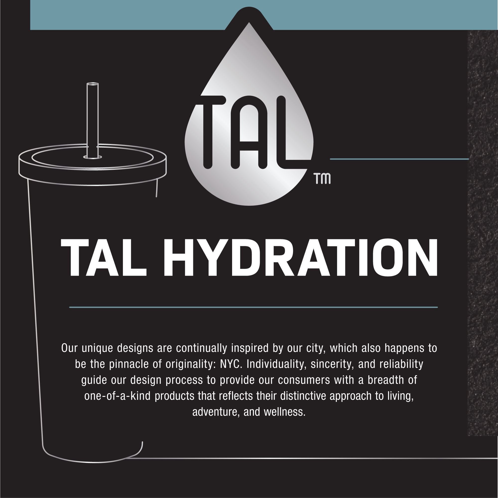 TAL Stainless Steel Coolie Tumbler 24oz, Green Leaf