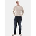 thumbnail image 2 of Lazer Pointe Men's Slim Fit Stretch Denim Jeans with Back Pocket Embroidery, Sizes 30"-38", 2 of 5