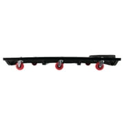 أداة الأداء W85005 40 In. 6-Caster المتداول متجر الزاحف مع مسند رأس مبطن قابل للتعديل، أسود