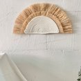 thumbnail image 2 of Decoraciones colgantes nórdicas tejidas a mano con forma de luna y sol, adorno de tejido de algodón para habitación de niños, decoración para colgar en la pared en B, 2 of 5