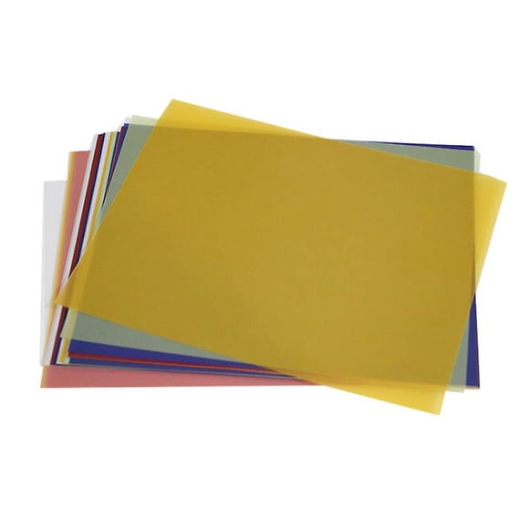 40 piezas papel de calco colorido Allinless