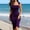 Style1-Purple dresses for women, variant on Womens Asymmetric Neck Sleeveless Dress Ring Buckle Bodycon Mini Dress for Club Party Night Out Black L