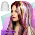 thumbnail image 3 of Hair Coloring Highlighting Cap 2 Pcs Reusable Silicone Frosting Dye Caps Pull, 3 of 5