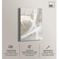 thumbnail image 2 of Silvered Spirals II High-Gloss Frameless Acrylic Glass Wall Art Gold Abstract by Art Remedy, Ready to Hang, 16 x 24, 2 of 7