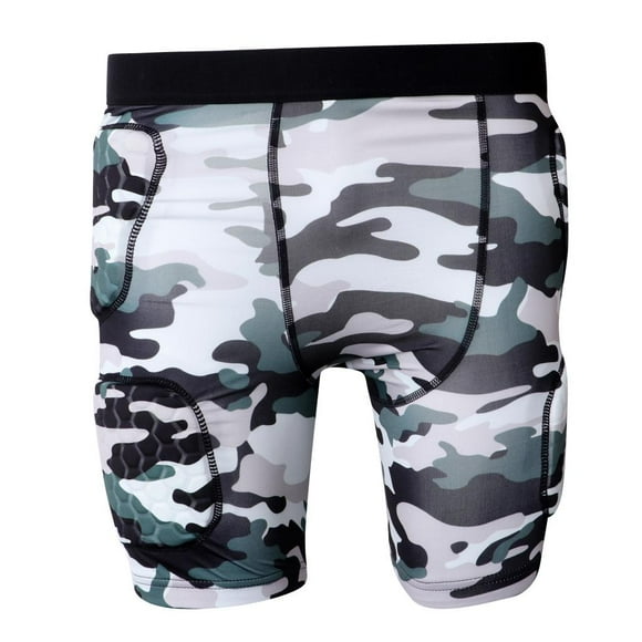 S SERENABLE Mens Sports Rib - Padded Compression T-Shirt Top or Shorts Choice - Shorts Size Shorts Size M