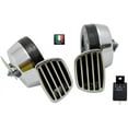 thumbnail image 2 of Hs 22.346 12 Volt Twin High / Low Tone Electromagnetic Horns Covers and Grilles Chrome, 2 of 4