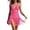 W-Hot Pink, variant on Summer Dresses For Women 2026 Halter Deep V Neck Fringe Mini Dress Sleeveless Backless Bodycon Party Clubwear Tassel Slit Dresses Durable Clothing L Hot Pink