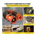 thumbnail image 3 of Industrial Exhaust Fan Ventilation Fan, Ventilator Extractor Blower With 10m PVC Ducting Hose For Warehouse Factory Kitchen ,Easy to Operate, 3 of 7