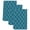 Blue, variant on Teal Blue Stripes Kitchen Towels Set of 1, Simple Geometric Modern Monochrome Absorbent Dish Towels for Kitchen, Microfiber Hand Towel, Quick Drying Tea Towel for Cleaning Decorative Dishcloths