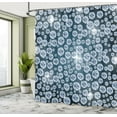 thumbnail image 5 of Ambesonne Grey Shower Curtain, Reflections of Diamond, 69"Wx70"L, Grey Dark, 5 of 5