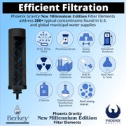 Royal Berkey® System + Phoenix Gravity New Millennium Edition™ Filter Elements
