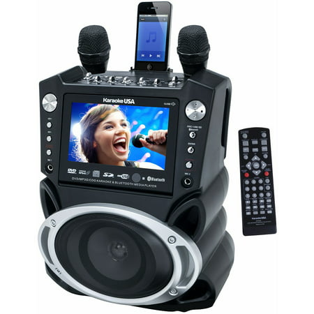 Karaoke DVD/CD+G/MP3+G Bluetooth Karaoke System with 7