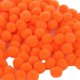 thumbnail image 1 of 500 piezas de bolas de pompones elásticos para decoraciones de manualidades de bricolaje - naranja Baoblaze Craft Pom Poms, 1 of 7