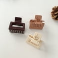 thumbnail image 3 of 6 pinzas para el pelo cuadradas, pinzas para el pelo pequeñas mate, pinzas para el pelo rectangulares antideslizantes TUNC Sencillez, 3 of 4