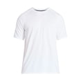 thumbnail image 3 of Athletic Works Men's Tonal Stripe Workout Shirt with Short Sleeves, Sizes XS-4XLT, 3 of 5
