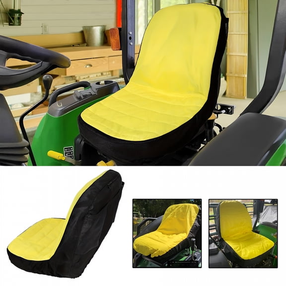MELIVO Cushioned Seat Cover Fits for Mower & Tractor Riding Lawn Mower