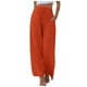 thumbnail image 1 of Pantalones palazzo de lino de cintura alta y pierna ancha para mujer - Pantalones de playa con cordón - Tallas S-3XL, 1 of 5