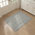 thumbnail image 3 of ODIKA 3'x5' Washable Accent Rug Pet Friendly, Non-Shedding Mat Abstract Boho Interlocking Galaxy Muted Contemporary Decorative for Bedside, Nursery Room, 3 of 7