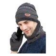 thumbnail image 2 of Bufanda, Gorro Y Guantes Tejidos Térmicos, 4 Uds., 2 of 8