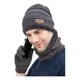 thumbnail image 2 of Bufanda, Gorro Y Guantes Tejidos Térmicos, 4 Uds., 2 of 8