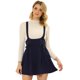 thumbnail image 1 of INSPIRE CHIC Faldas Con Tirantes De Cintura Alta Para Mujer Con Cordones Y Minifalda Con Tirantes Azul oscuro S, 1 of 5