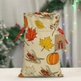 thumbnail image 5 of Naloa Rustic Harvest Time Drawstring Christmas Bags, 3D Xmas Gift Bags, Christmas Wrapping Bags, Xmas Goodie Bags, Treat Pouch Bags, Party Favor Bags-Medium, 5 of 9
