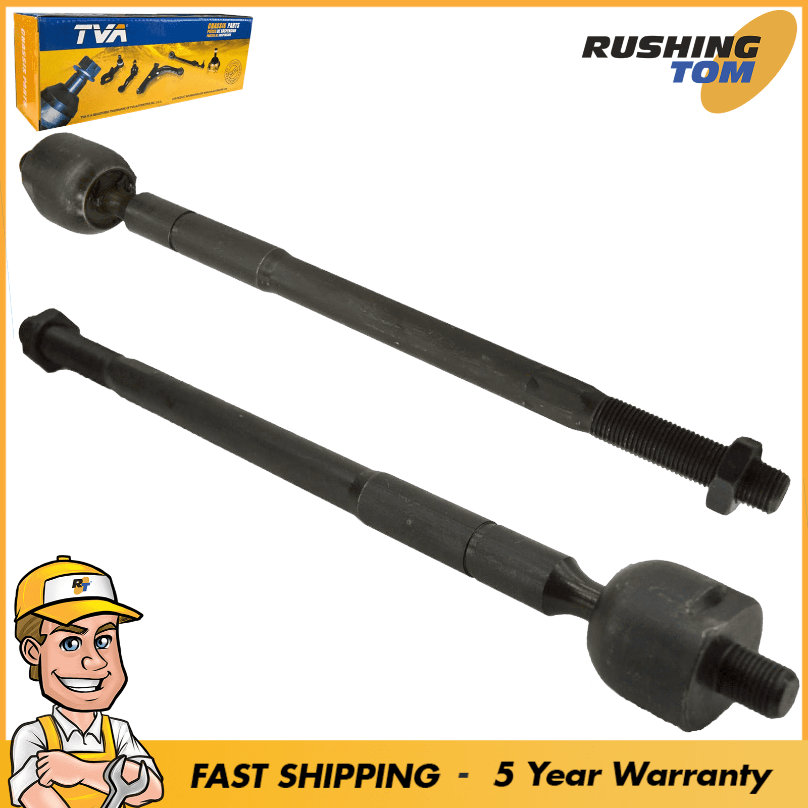 2 Front Inner Tie Rod End Fits 19931999 2000 2001 2002 Toyota Corolla