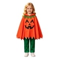thumbnail image 2 of 2026 Halloween Clothing: Cute Pumpkin Ghost Sweatshirt, Basic Halloween Outfits, for Halloween(01_Orange,9-12 Months), 2 of 8
