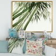 thumbnail image 2 of Designart 'Ancient Dark Green Bamboo' Traditional Framed Canvas Wall Art Print, 2 of 5