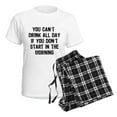 thumbnail image 4 of CafePress - Drink All Day Women's Light Pajamas - Women's Short Sleeve Print T-Shirt and Pants Light Cotton Pajama Set, 4 of 7