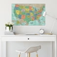 thumbnail image 4 of WallPops! Aquarelle US Dry Erase Map Wall Decals, 4 of 4
