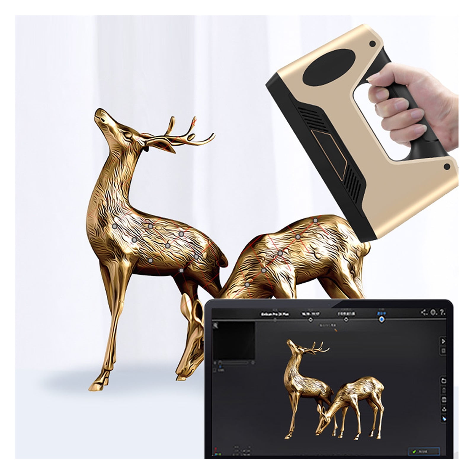 Point 3D Referencescanner Scanning Markers Reflective Marker Film Marking Reflection Points Dot Resistant Scan Scannersdiffuse ,Tracking dots for 3D Scanning