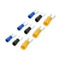 thumbnail image 4 of Cable 300 Piezas Terminales De Pala De Horquilla Aisladas Conector De Cable Tipo U De PVC De Cobre Para Iluminación De Transporte SV1.25-4 + SV2-4 + SV5.5-4, 4 of 7