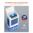 thumbnail image 2 of VEVOR Evaporative Air Cooler, 3100 CFM with 9 Gallon Water Tank Swamp Cooler, Portable Cooling Fan with Remote Control,12H Timer,4 Ice Boxes,3 Speeds, 2 of 9
