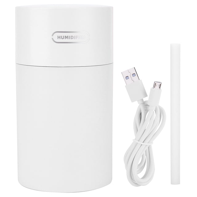 Difusor de aire NikouMX mini Humidificador USB 270 ml color blanco rosa gris