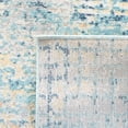 thumbnail image 6 of SAFAVIEH Aria Christian Distressed Runner Rug, Ivory/Blue, 2' x 8', 6 of 7