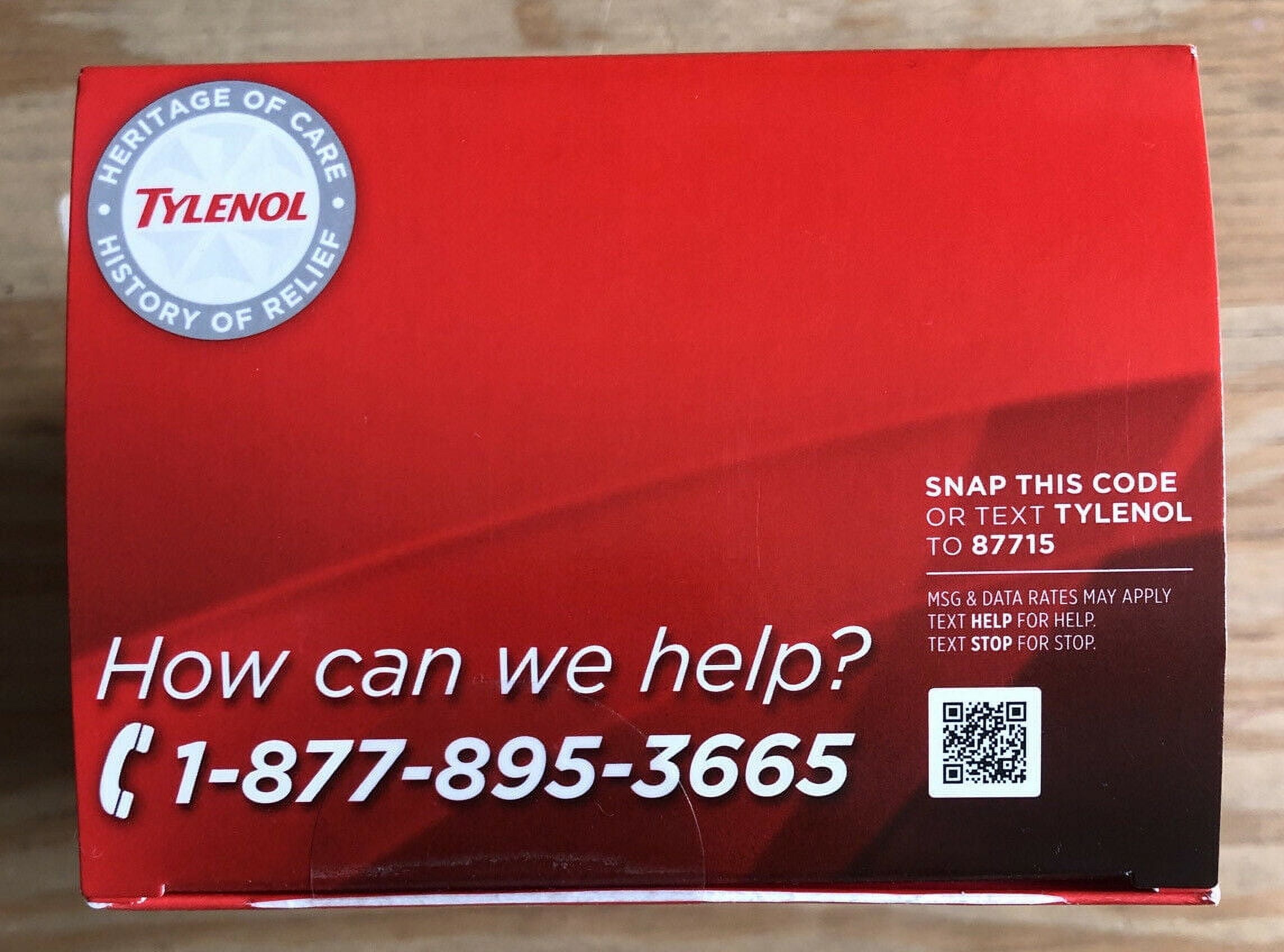 TYLENOL Extra Strength Pain Reliever & Fever Reducer Caplets, Two-Pack, 50 ea (Pack of 2)