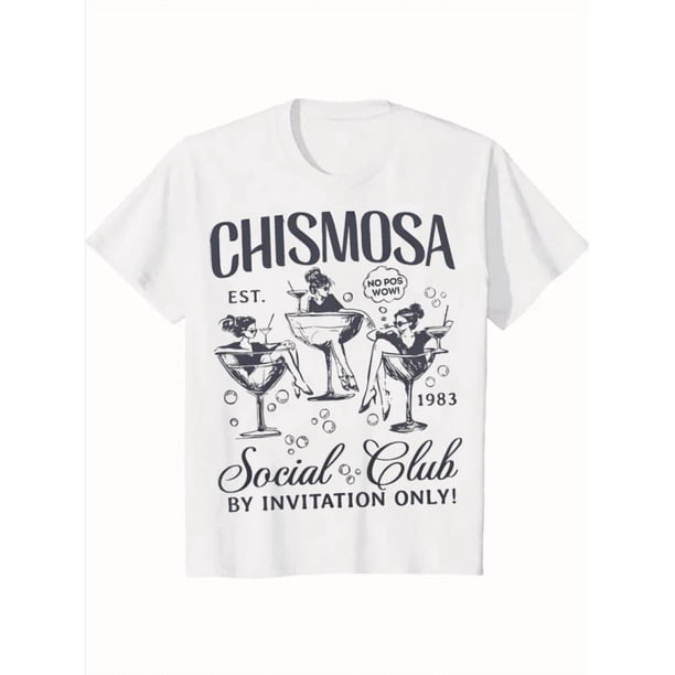 Camiseta Chismosa Social Club, camiseta latina chisme, regalo mexicano, camiseta divertida, ropa hispana latina, camiseta de moda mexicana