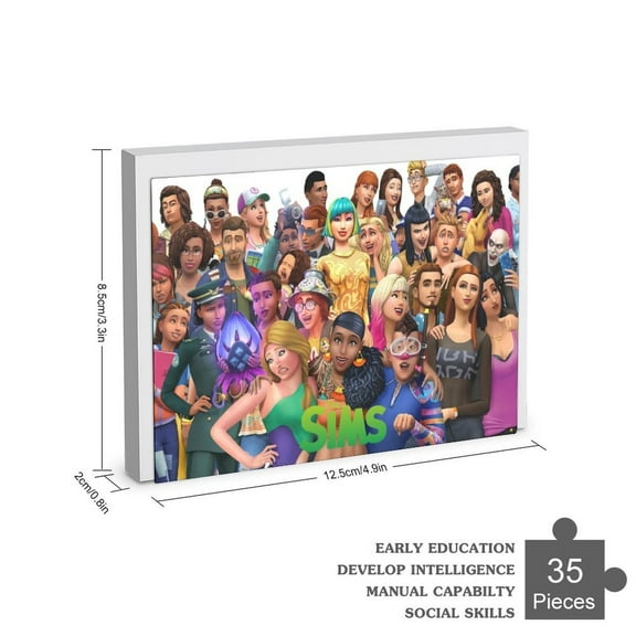 The Sims 4 Jigsaw Puzzle 35/70/120/200/300/500/1000 Piece High Quality Birthday Gift